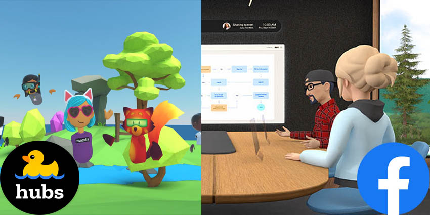 Facebook Horizon Workrooms vs Mozilla Hubs