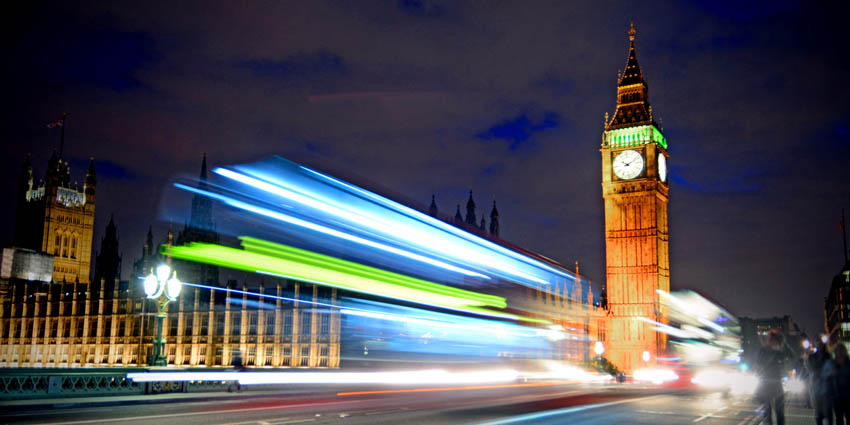 UK Parliament at Night