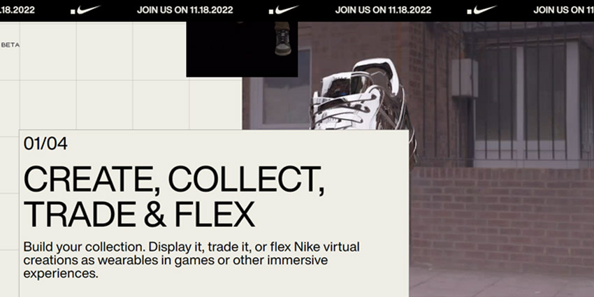 Sportswear Firm Nike to Launch Web3 Platform .SWOOSH in 2023